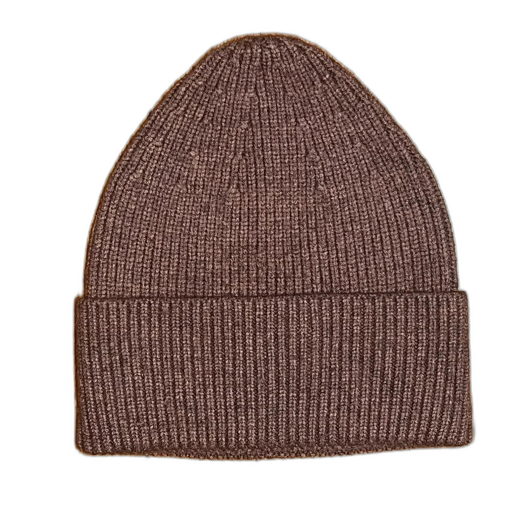 Nordstrom Brown Viscose Blend Beanie One Size